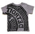Manhole Cover T-Shirt. Detroit Tire Print, Kids sizes! Black on silver 4T