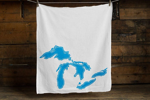 Great Lakes Cotton Flour Sack Towel, by Well Done Goods