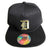 Detroit Old English D Snapback Cap, black and gold