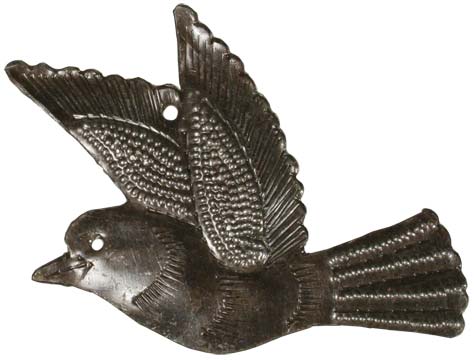 Haitian Metal Dove Milagros, Fair Trade