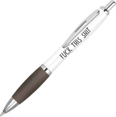 Sweary Pens, by Cheeky Chops UK. Assorted NSFW naughty bad words ball point pens