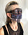 Juno Face Mask, Synthesizer. Adjustable, Fitted Two Layer Cloth Face Cover, Hand Made in Detroit, USA