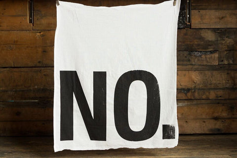 No. Print Cotton Flour Sack Towel, by Well Done Goods
