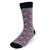 Pink Flamingo Socks, grey. Men's Fancy Socks, by Parquet
