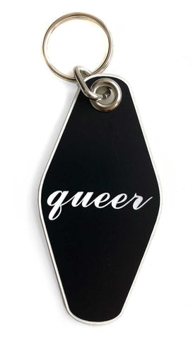 Queer Keychain at Well Done Goods