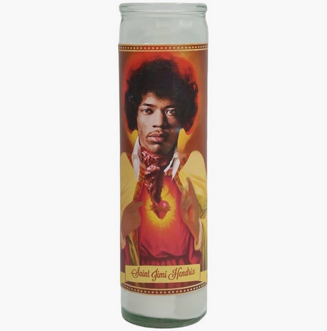 Jimi Hendrix Prayer Candle. Celebrity Saint Prayer Candle, by The Luminary and Co.
