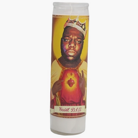 Notorious B.I.G. Prayer Candle. Celebrity Saint Prayer Candle, by The Luminary and Co.