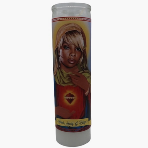 Mary J. Blige Prayer Candle. Celebrity Saint Prayer Candle, by The Luminary and Co.