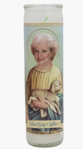 Betty White Prayer Candle. Celebrity Saint Prayer Candle, by The Luminary and Co.