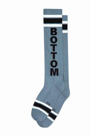 BOTTOM Athletic Knee Socks. By Gumball Poodle, Made in USA!