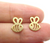 Bee Gold Stud Earrings, Jewelry for Women, Well Done Goods