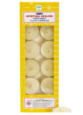 Satya Perfumed Tea Light Candles, Assorted Candle Packs - choose from 10 scents!