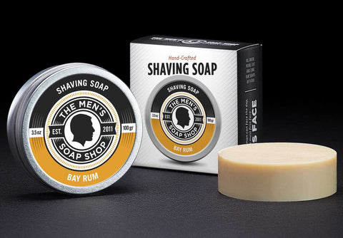 Bay Rum Shaving Soap, Large Size. The Men's Soap Shop