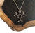 Trinitoluene Molecule Necklace, Silver. Well Done Goods