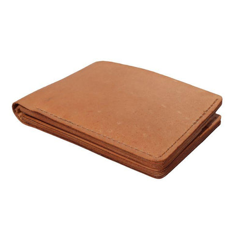 Tan Natural Leather Bi-Fold / Billfold Wallet, by Hold Supply