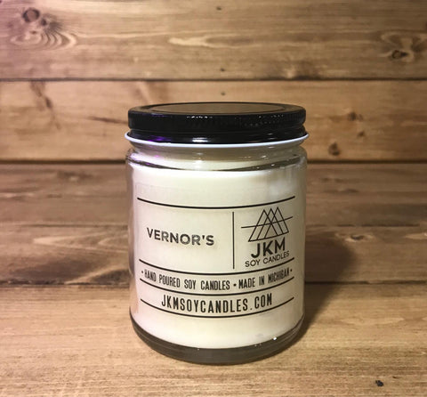 Vernor's Candle: JKM Soy Candles - Mini 4oz Size