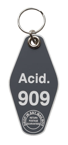 Acid, Room 909 Motel Style Keychain Tag, by Well Done Goods