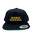 Acid House Snapback Cap, Logo Parody Hat. Black/Yellow or Solid Yellow