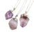 Amethyst Point Pendant, Pale Purple, by Well Done Goods