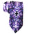 Amethyst Crystal Necktie, Purple Geode Tie