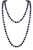 Mala Bead Necklaces, Natural Stone Long Beaded Necklaces