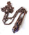 Bahia Amethyst Root Pendant, Electroformed Copper Necklace