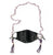 Amethyst Stone Chip & Freshwater Pearl Beaded Mask Chain