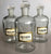 Apothecary Bottles, Large Clear Lab Glass Storage Containers