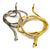 Bendy Snake Necklace, Bracelet. Flexible, Articulated Metal Snake Fidget Jewelry. Silver or Gold
