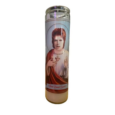 David Bowie Prayer Candle. Celebrity Saint Prayer Candle, by The Luminary and Co.