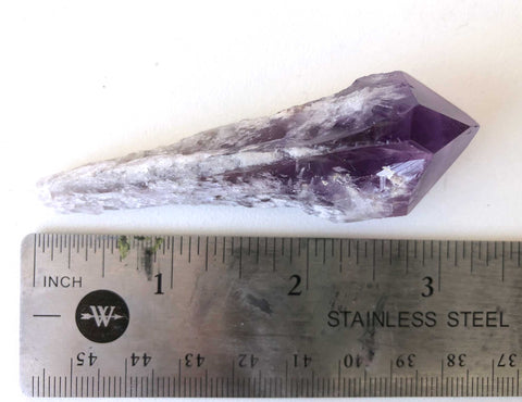 Dragon Tooth Amethyst Crystal. Bahia Amethyst Elestial Points, Brazil, small or large size