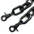 Giant Acrylic Chunky Link Mask Chain, Black