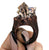 Bismuth Crystal Ring, Large Electroformed Copper Band - size 8