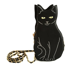 Black Cat 3d Purse, by Well Done Goods