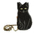 Black Cat 3d Purse, cat shaped bag, by Well Done Goods