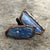 Blue Kyanite Blade Cufflinks, Electroformed Copper