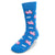Flying Pig Socks, blue. Men’s Fancy Socks by Parquet