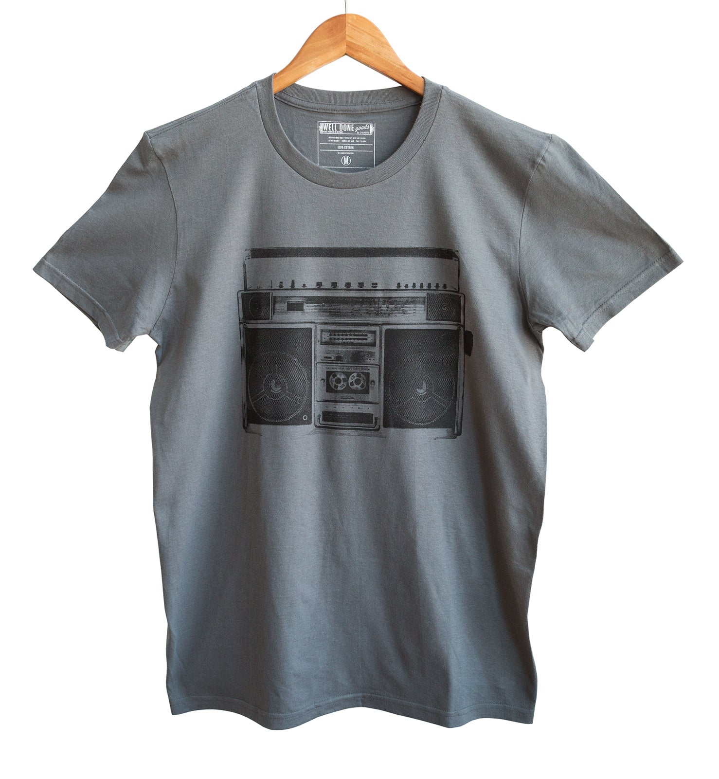 Boombox T-shirt, Well Done Goods