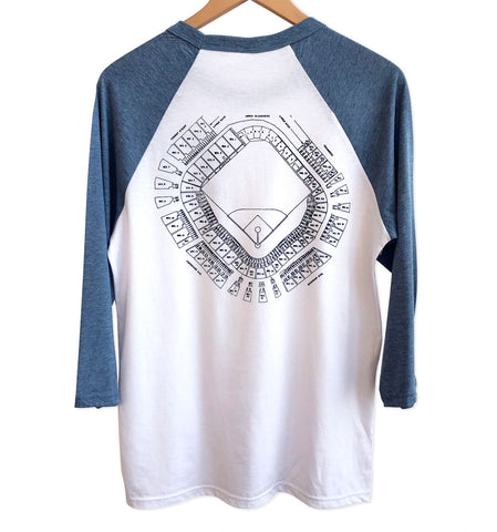 Bluprint 100% Combed Cotton Adult 3/4 Raglan Sleeve T-Shirt