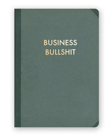 Business Bullshit. Gold foil stamped Journal, by The Mincing Mockingbird