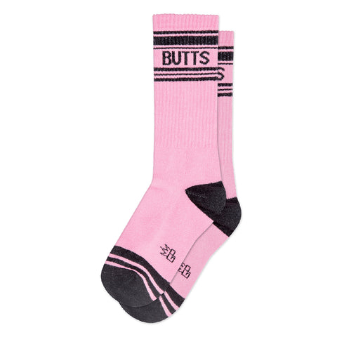 Butts Ribbed Gym Socks. By Gumball Poodle, Made in USA!