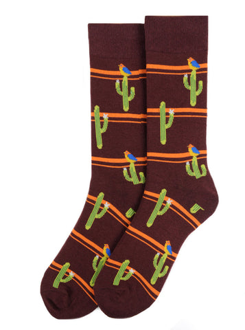 Cactus Socks. Men's Fancy Socks, by Parquet