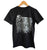 Circuit Board Print T-Shirt, black and silver. Well Done Goods by Cyberoptix