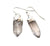 Clear Quartz Crystal Point Dangle Earrings, Well Done Goods