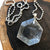 Clear Quartz Hexagon Crystal Pendant Necklace