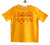 Coney Dog Party Red on Mustard Yellow Toddler T-shirt, Flying Wieners and Buns, Well Done Goods