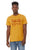 Coney Dog Party T-Shirt, Flying Wieners & Buns, Red print on Mustard. Well Done Goods