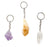 Crystal Point Stone Keychains, Well Done Goods