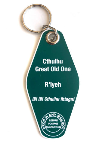Cthulhu. R'lyeh Motel Style Keychain