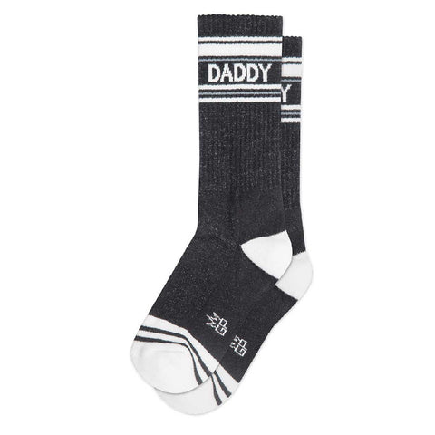 Daddy Ribbed Gym Socks. By Gumball Poodle, Made in USA!